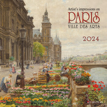 Calendário 2024 Paris - Ville des Arts