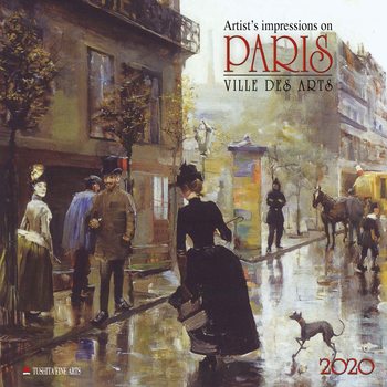Calendário 2020 Paris - Ville des Arts