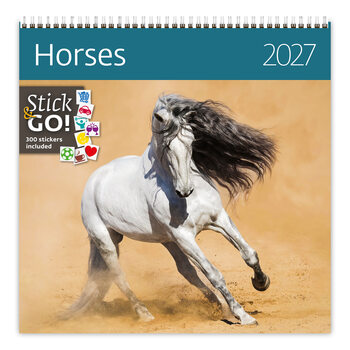 Calendário 2027 Planeador – Cavalos