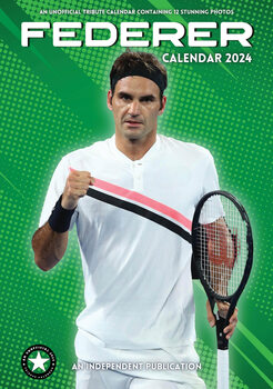 Calendário 2024 Roger Federer