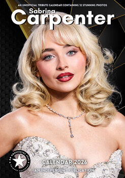 Calendário 2026 Sabrina Carpenter