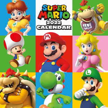 Calendário 2022 Super Mario