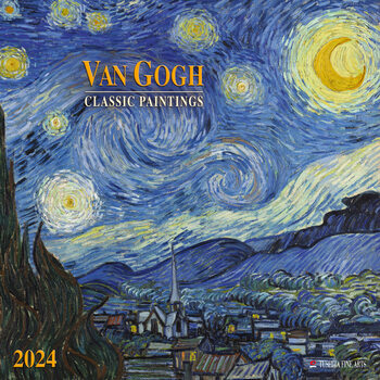 Calendário 2024 Vincent van Gogh - Classic Works