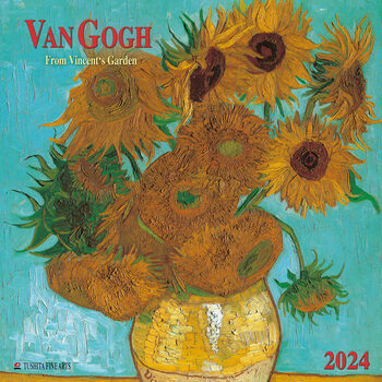 Calendário 2024 Vincent van Gogh - From Vincent's Garden