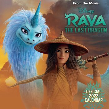 Calendário 2022 Disney Raya & the Last Dragon