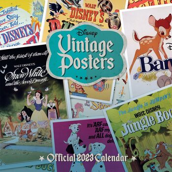 Calendário 2023 Disney Vintage Posters