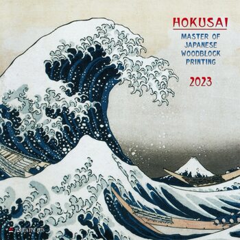 Calendário 2023 Hokusai - Japanese Woodblock Printing