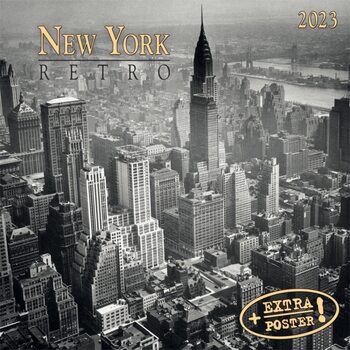 Calendário 2023 New York Retro
