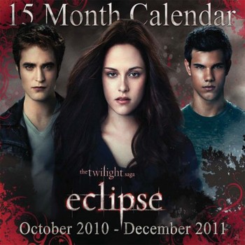 Calendário Official Calendar 2011 - TWILIGHT ECLIPSE