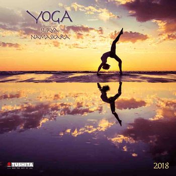 Calendário 2018 Yoga Surya Namaskara