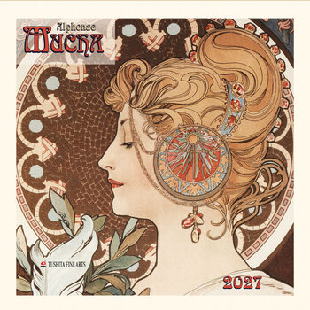 Календар 2027 Alphonse Mucha | 16-месечен