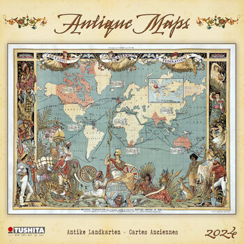 Календар 2027 Antique Maps
