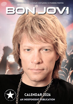 Календар 2026 Bon Jovi