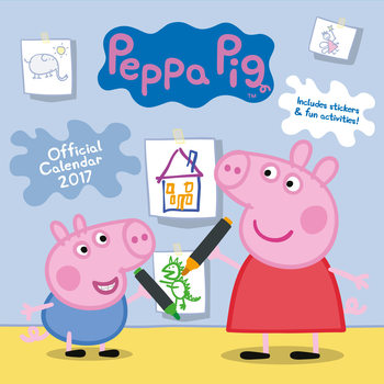 Календар 2027 Peppa Pig
