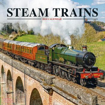 Календар 2027 Steam Trains