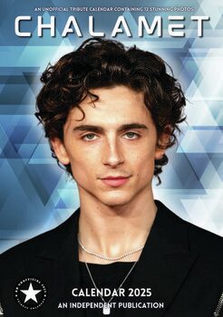 Календар 2027 Timothée Chalamet