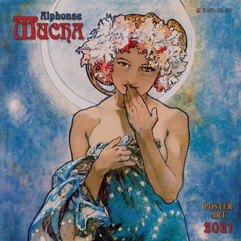 Calendar 2021 Alphonse Mucha - Poster Art
