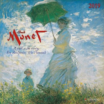 Calendar 2019 C. Monet - A Walk in the Country