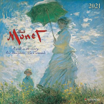 Calendar 2021 Claude Monet - A Walk in the Country
