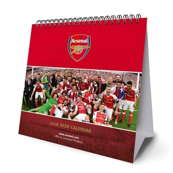 Calendar 2018 Desk Easel 2018 Calendar - Arsenal