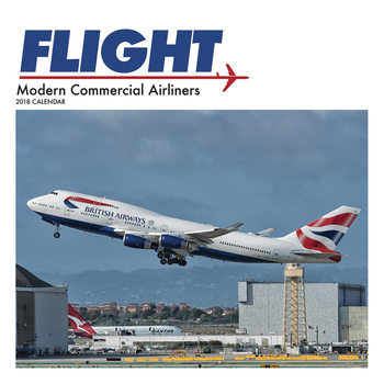 Calendar 2018 Flight, Modern Commercial Airliners
