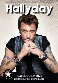 Calendar 2026 Johnny Hallyday