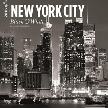 Calendar 2027 New York - Black & White