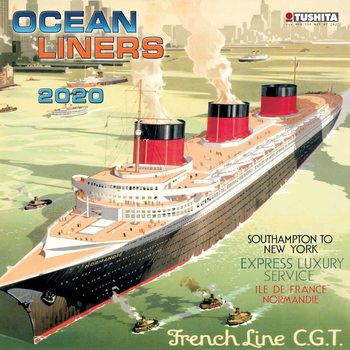 Calendar 2020 Ocean liners