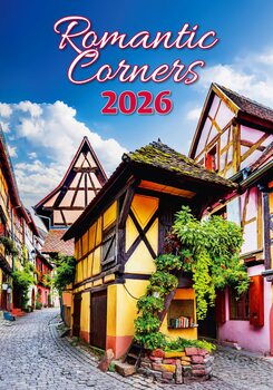 Calendar 2026 Romantic Corners