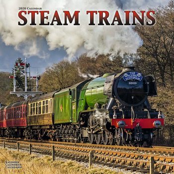 Calendar 2020 Steam Trains