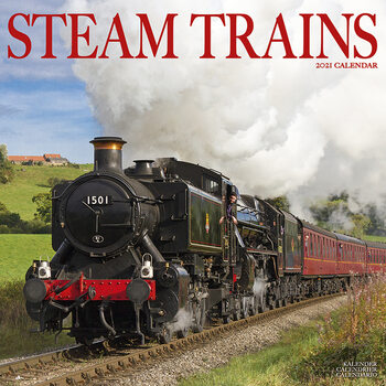 Calendar 2021 Steam Trains