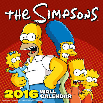 Calendar 2016 The Simpsons
