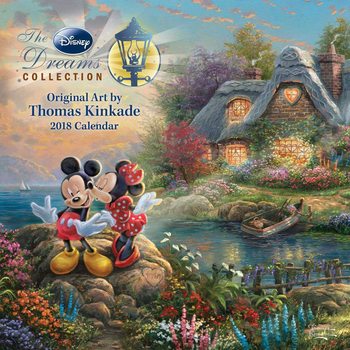 Calendar 2018 Thomas Kinkade - The Disney Dreams Collection