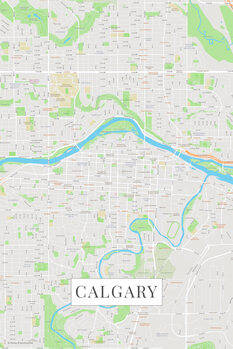 Принти на полотні Calgary color