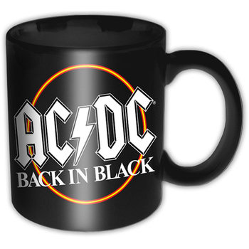 Caneca AC/DC - Back In Black Circle Black