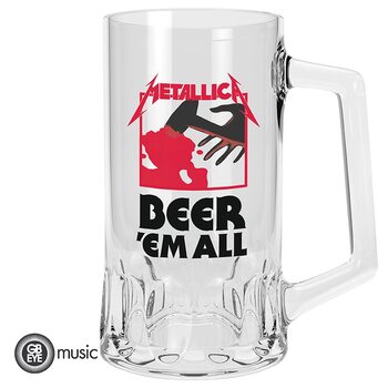 Caneca Metallica - Beer‘Em All