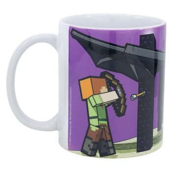 Caneca Minecraft - Ender Dragon Battle
