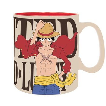 Caneca One Piece - Luffy & Wanted