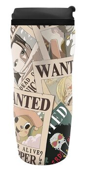 Copo Viagem One Piece - Wanted