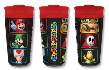 Copo Viagem Super Mario - Colour Blocks