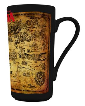 Caneca The Legend of Zelda - Black & Gold Map