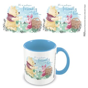 Caneca Winnie the Pooh - It‘s So Much More Firendly With Two