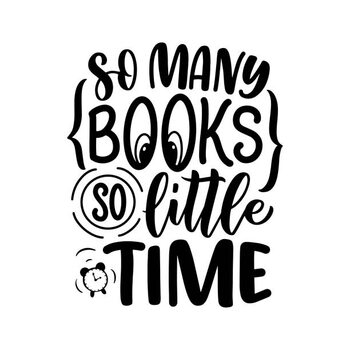 Canvas Print Abstract lettering about books and reading