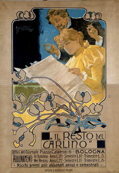 Canvas Print Advertising poster for “Il resto del Carlino”, 1898