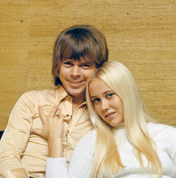 Canvas Print Agnetha Fältskog, 1970