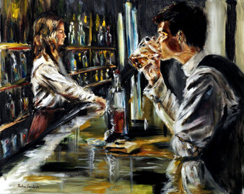 Canvas Print At the Bar, 2021
