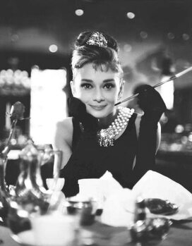 Canvas Print Audrey Hepburn, Breakfast At Tiffany'S 1961 Directed By Blake Edwards