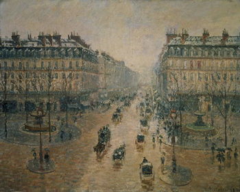 Canvas Print Avenue de L'Opera, Paris, 1898