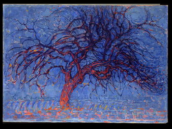 Canvas Print Avond (Evening): The Red Tree, 1908-10