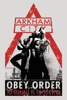 Canvas Print Batman Arkham City - Obey Orders